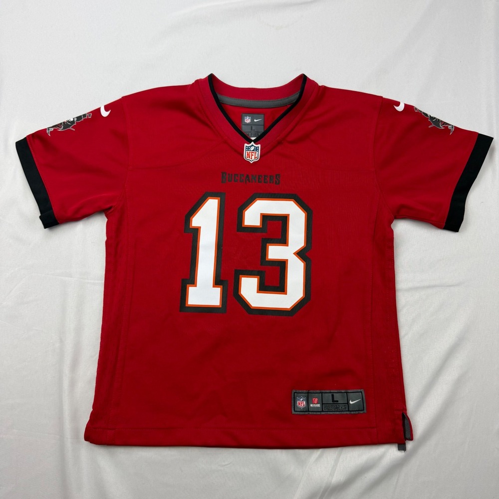 Nike Jersey Kids Large Red Tampa Bay Buccaneers Mike Evans 13 NFL On Field